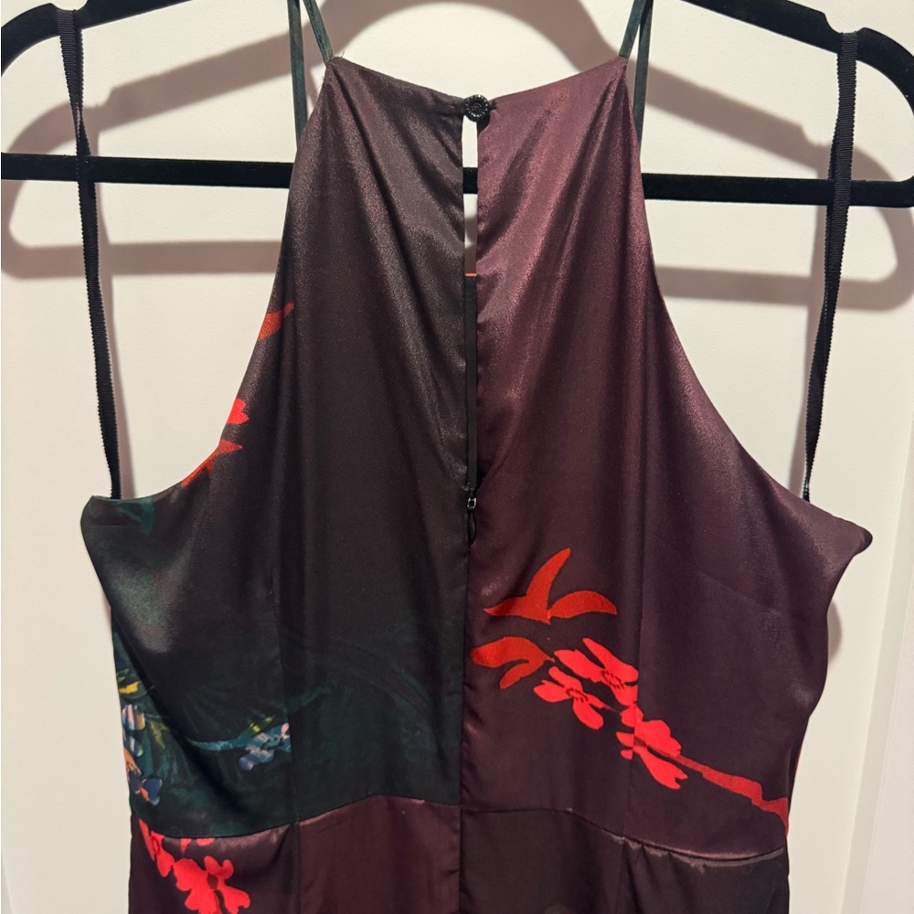 Anthropology Black and Red Floral Dress - Picture 4 of 12